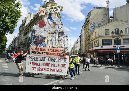 31 Samstag von Protest für die gelben Westen - Paris - Frankreich Stockfoto