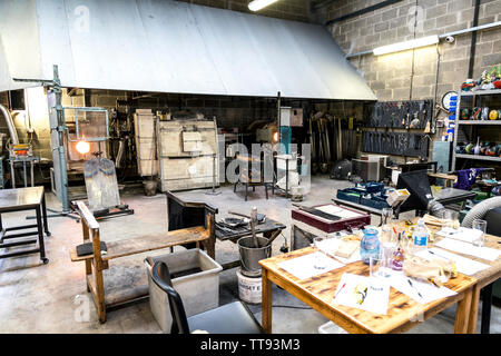 London Glassblowing, Bermondsey Street, London, UK Stockfoto