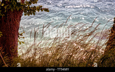 Bilder vom Lago di Ledro Italien Stockfoto