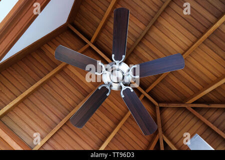 Deckenventilator, innen Stockfoto