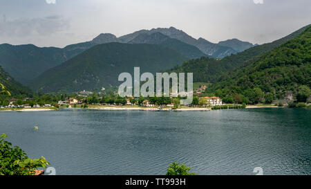 Bilder vom Lago di Ledro Italien Stockfoto