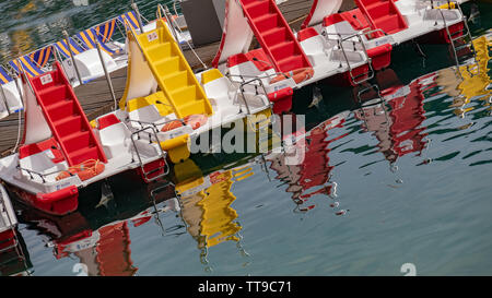 Bilder vom Lago di Ledro Italien Stockfoto