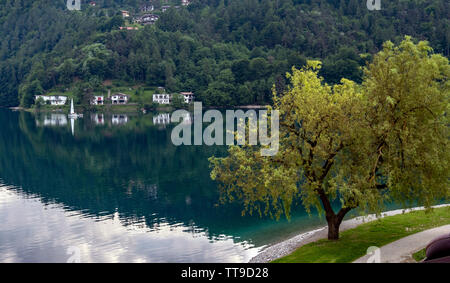 Bilder vom Lago di Ledro Italien Stockfoto