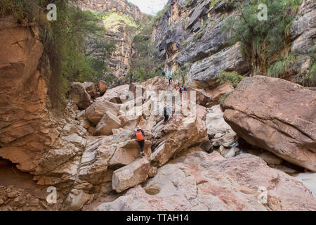 Trekking in der schönen Torotoro Canyon, Torotoro, Bolivien Stockfoto