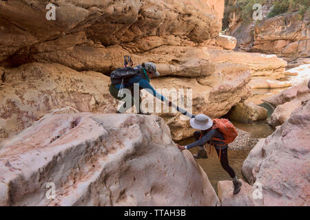 Trekking in der schönen Torotoro Canyon, Torotoro, Bolivien Stockfoto