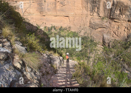 Trekking in der schönen Torotoro Canyon, Torotoro, Bolivien Stockfoto