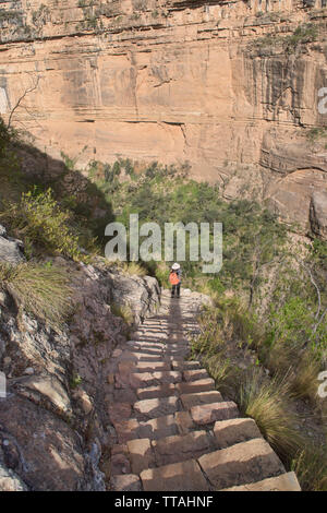 Trekking in der schönen Torotoro Canyon, Torotoro, Bolivien Stockfoto