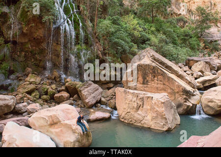 El Vergel Wasserfall in der schönen Torotoro Canyon, Torotoro Nationalpark, Bolivien Stockfoto