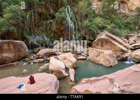 El Vergel Wasserfall in der schönen Torotoro Canyon, Torotoro Nationalpark, Bolivien Stockfoto