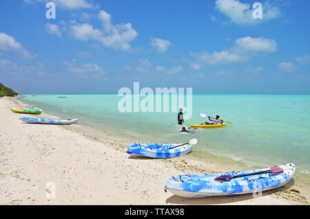 Minicoy Insel, Andamanen und Nikobaren, Indien Stockfoto