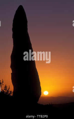 Der Living Desert Reserve liegt 9 km von Broken Hill, innerhalb der Living Desert ist die Skulptur Symposium (12 Skulpturen). NSW, Australien. Stockfoto