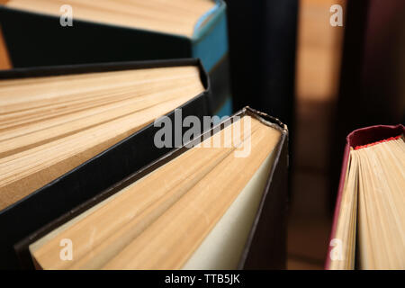 Herzen von Bücher, in der Nähe Stockfoto