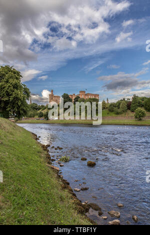 Blick auf die Burg von Inverness (Schottland) Stockfoto