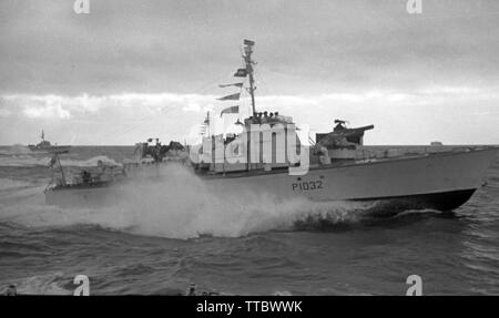 ROYAL NAVY Schnellboot/Fast Patrol Boot/Ex-MTB-vosper Motor Torpedo Boot - 73 ft Typ II Stockfoto