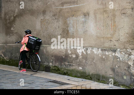 Uber isst Stockfoto