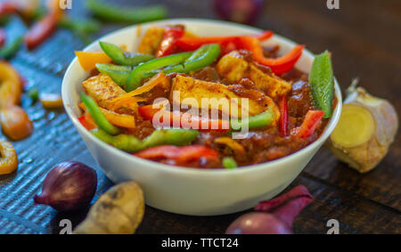 Authentische indische Speisen Stockfoto