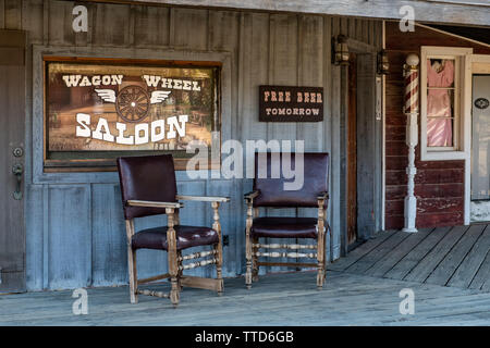 Pioneertown im südlichen Kalifornien, USA Stockfoto