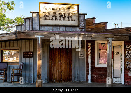 Pioneertown im südlichen Kalifornien, USA Stockfoto