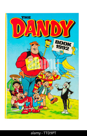 Der Dandy Buch 1992, Greater London, England, Vereinigtes Königreich Stockfoto