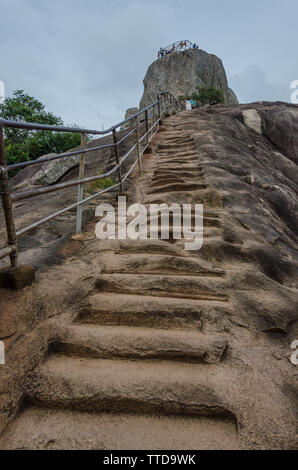 Aradhana Gala in Mihintale, Anuradhapura, Sri Lanka Stockfoto