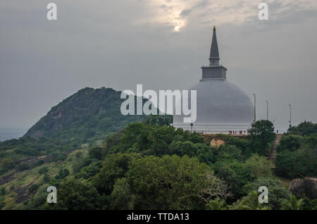 Maha Stupa in Mihintale, Anuradhapura, Sri Lanka Stockfoto