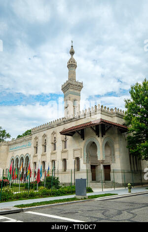 Islamische Zentrum von Washington DC, 2551 Massachusetts Avenue NW, Washington, DC Stockfoto