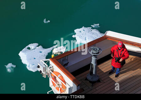 Kreuzfahrtschiff, Endicott Arm, Holkham Bay, Juneau, Alaska, USA Stockfoto