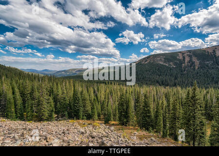 Landschaft im Indian Peaks Wilderness Stockfoto