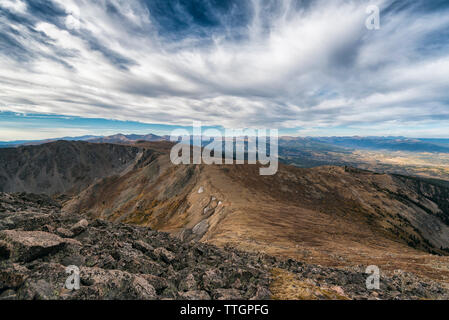 Alpine Landschaft in der Indian Peaks Wilderness Stockfoto