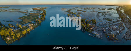 Anchor Bay, St. Clair River Estuary, Michigan Stockfoto