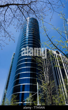 Seoul, Südkorea - 11. April 2018: HP Gebäude in Yeouido, Seoul. Stockfoto