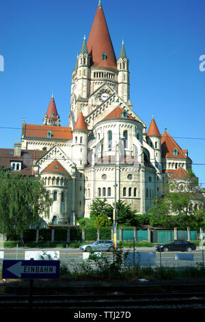 Franz von Assisi Kirche, Wien Stockfoto