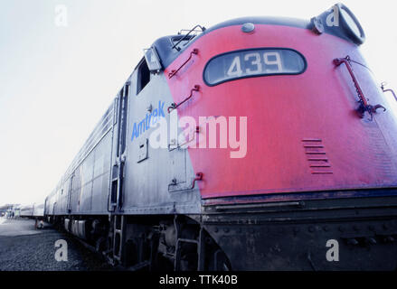 Amtrak Bahnhof Lokomotive Stockfoto