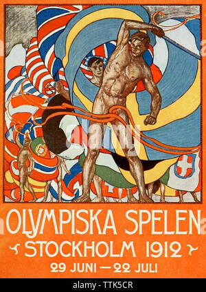 Olympischen Sommerspielen 1912 in Stockholm, Stockfoto