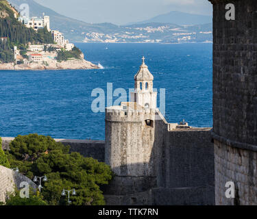 03. Mai 2019, Dubrovnik, Kroatien. Altstadt Architektur. Stockfoto