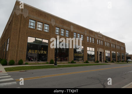 Die Auburn Cord Duesenberg Museum (ehemalige Auburn Automobile Company) in Auburn, Indiana, USA. Stockfoto