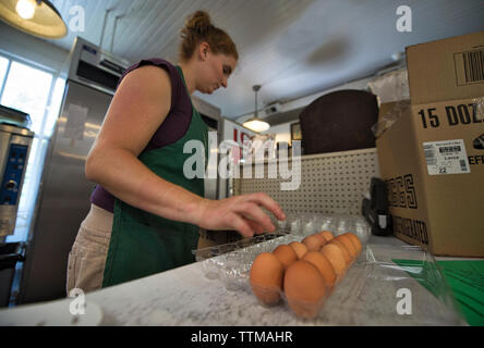 UNITED STATES - August 1, 2016: von Loudoun charmantesten General Stores. Wenn ihr unterwegs in westlichen Loudoun müssen Sie diese ländliche Edelsteine zum Hinzufügen Stockfoto