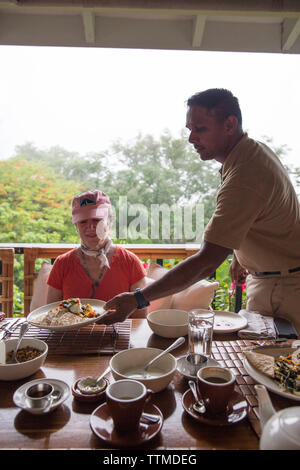 BELIZE, Punta Gorda, Toledo, Belcampo Belize Lodge und Dschungel Bauernhof bietet einen einen Bauernhof zu Tisch Küche, tun ihr Bestes zu bieten eine echte Erfahrung der werden. Stockfoto