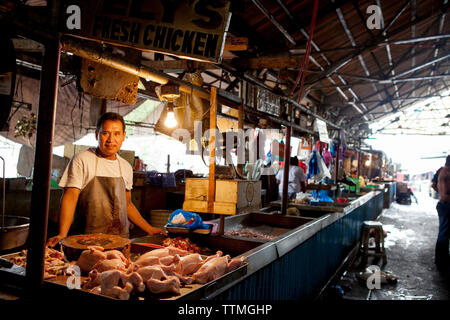 Philippinen, Manila, Qulapo Bezirk, Quina Markt Stockfoto