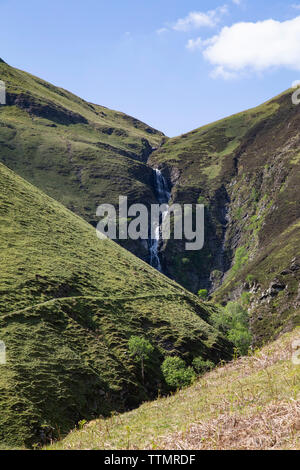 Die Grey Mare Schwanz Wasserfall der Moffat Hügel Stockfoto