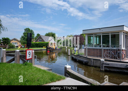 Freizeit und Wasser Mangement in den Niederlanden Stockfoto