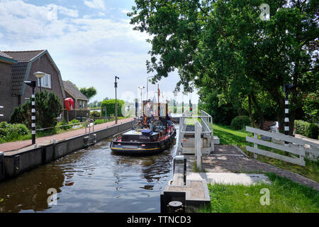 Freizeit und Wasser Mangement in den Niederlanden Stockfoto