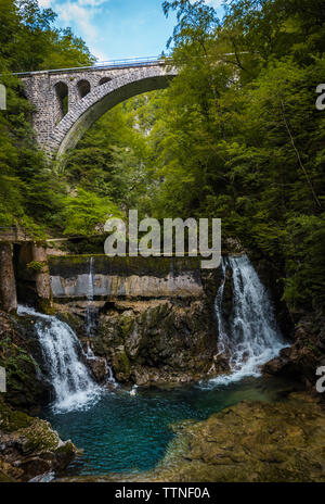 Schlucht Vintgar, Nationalpark Triglav, Gorenjska, Slowenien Stockfoto