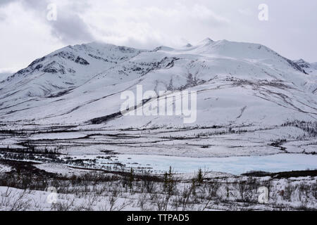 Tombstone Territorial finden Ende März, Yukon, Kanada Stockfoto