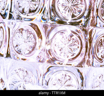 Dekorative Glas Deko-minimalistischen Hintergrund Stockfoto