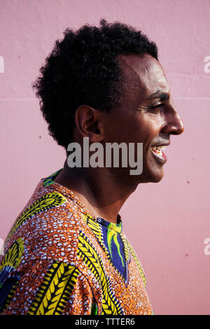 BERMUDA, Hamilton. Küchenchef Marcus Samuelsson an der Hamilton Princess & Beach Club. Stockfoto