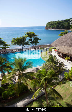 Französisch Polynesien, Tahiti. Radisson Plaza Resort Tahiti. Stockfoto