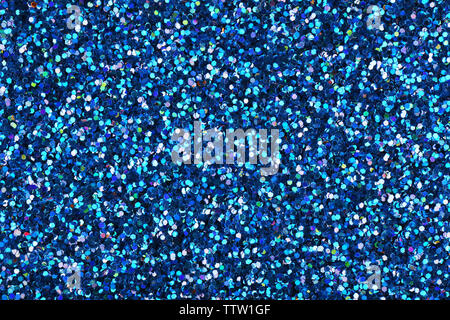 Blau Glitzer Hintergrund Stockfoto
