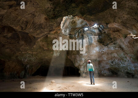 Quadirikiri Höhle, Nationalpark "Arikok", Aruba Stockfoto