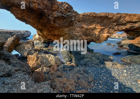 Stativ Brücke, andicuri Bay, Aruba Stockfoto